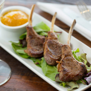 Ruth's Chris Lamb Lollipop Chops Available During Happy Hour