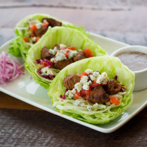 Ruth's Chris Black and Blue Lettuce Wraps Available During Happy Hour
