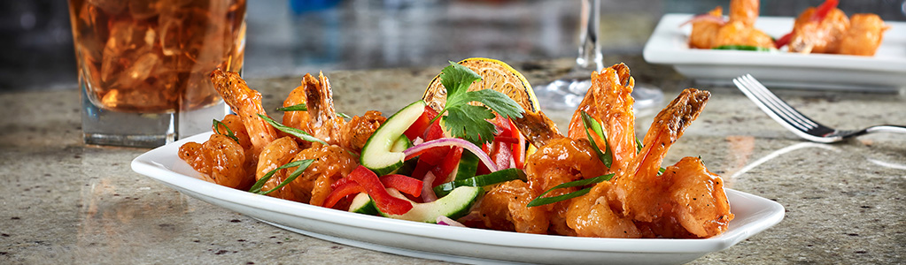 Spicy Shrimp at Ruth's Hour, Daily Ruth's Chris Steak House Happy Hour