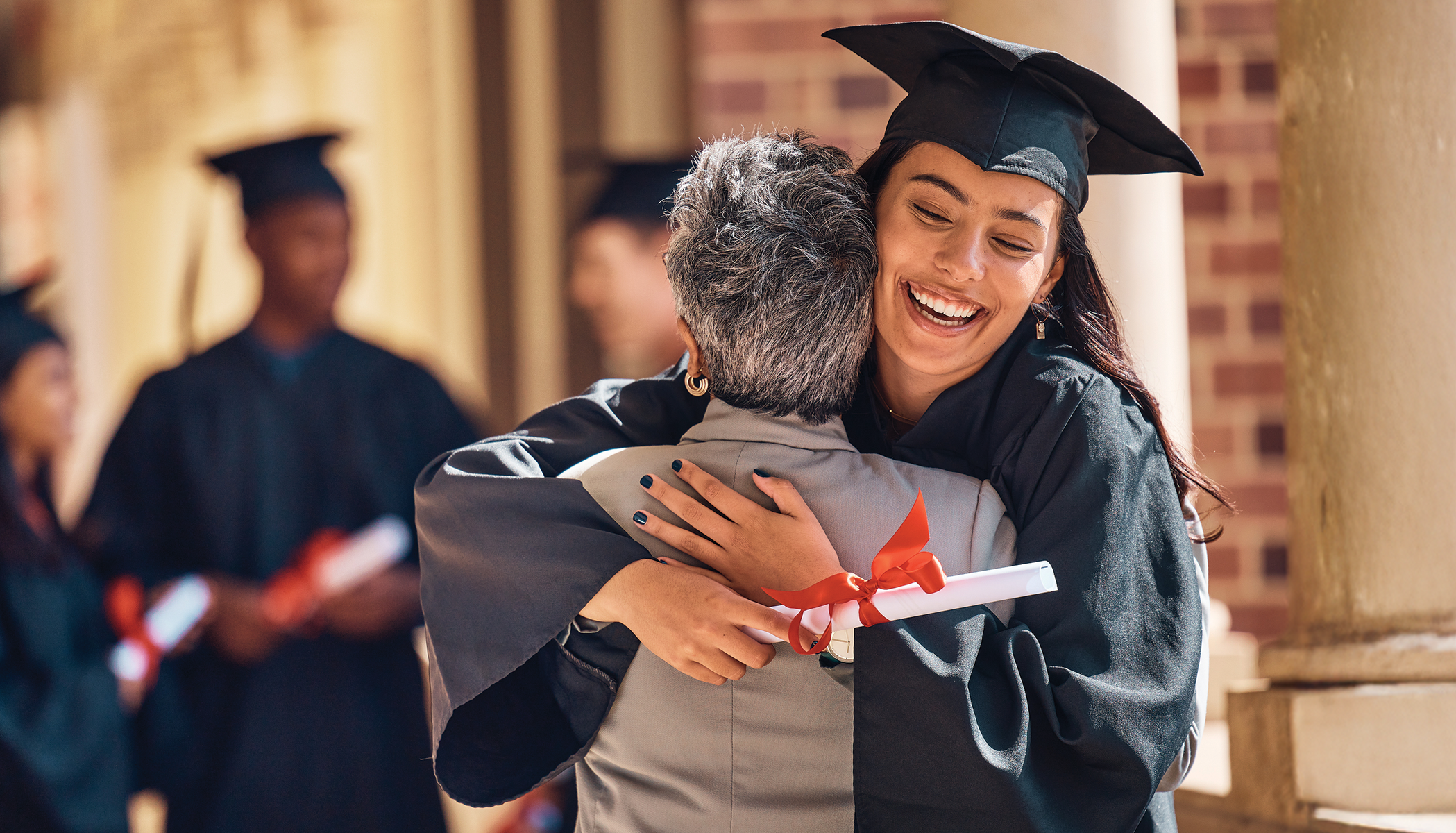 Graduation Hug