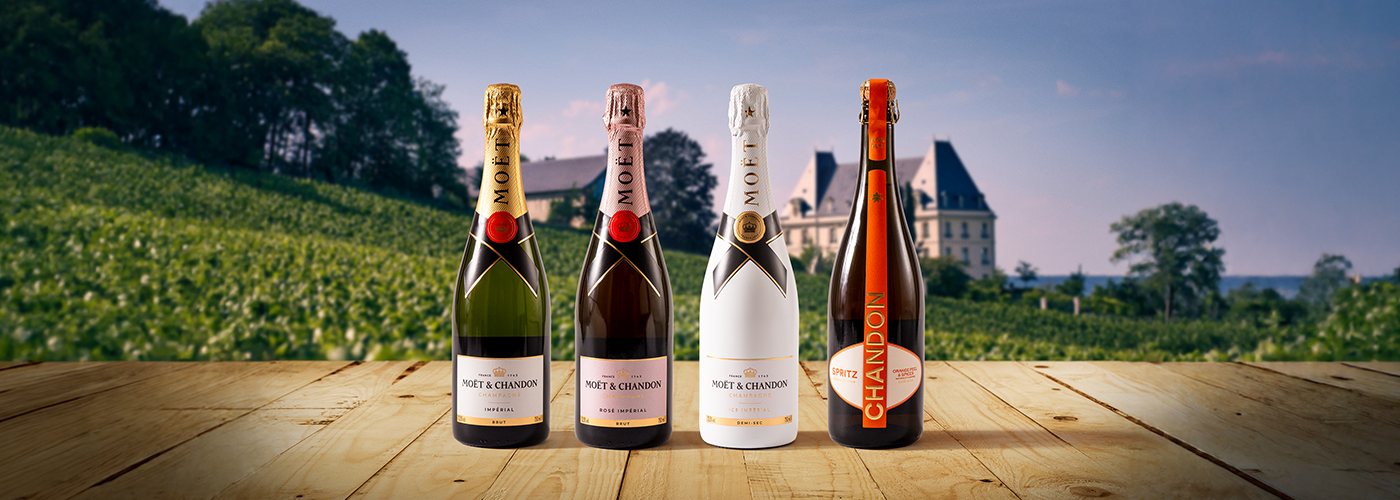 Moet Bottle Lineup