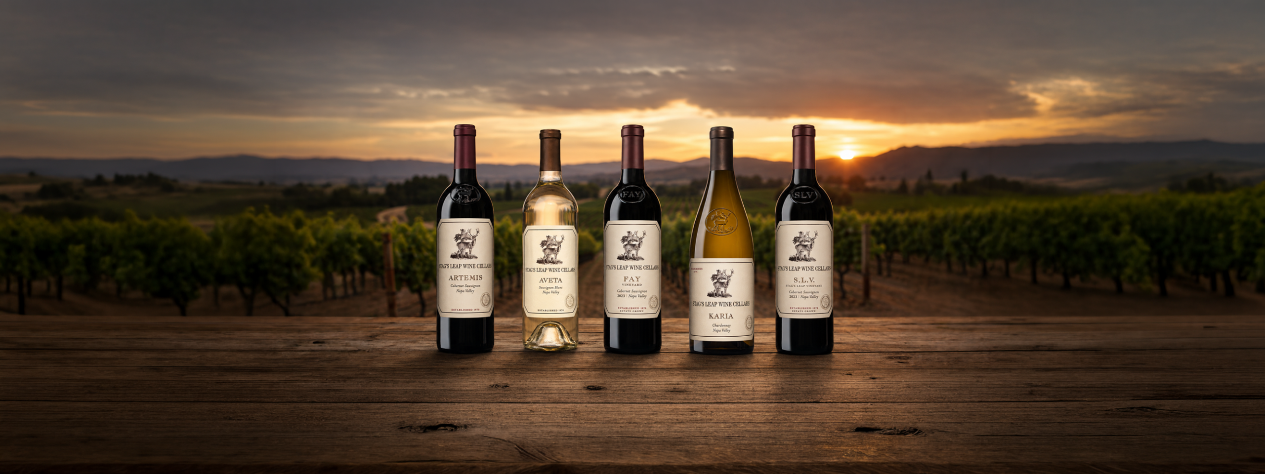 Stag's Leap Bottle Lineup