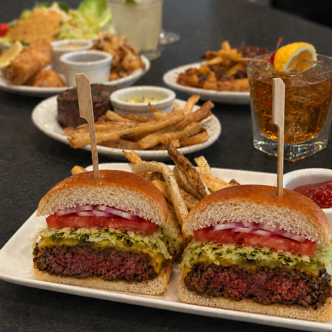 Happiest Hours food spread