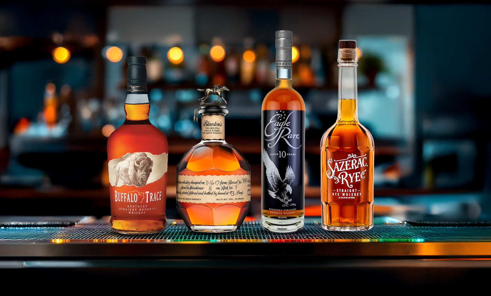 Blanton's and Sazerac Bottle Lineup